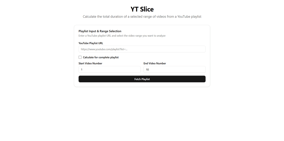 YT‑Slice